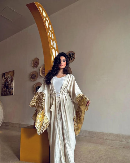 Gold Metallic Kaftan