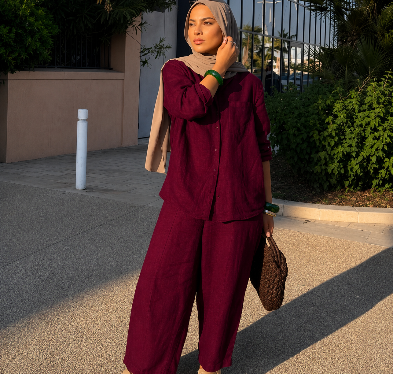 LINEN TWO PIECES SET