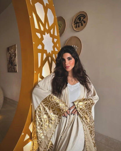Gold Metallic Kaftan