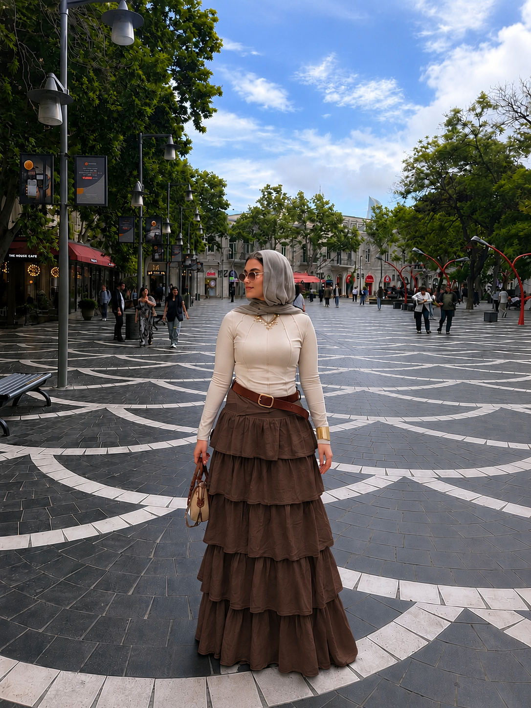 Layered Ruffle Skirt