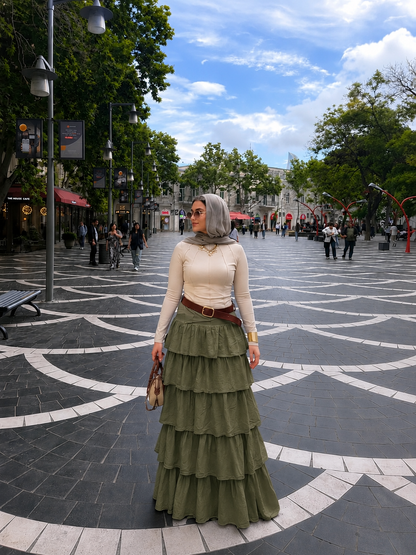 Layered Ruffle Skirt