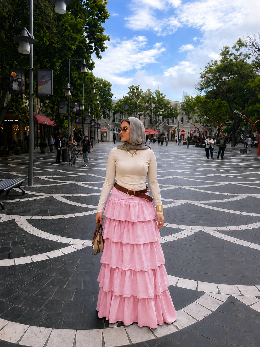 Layered Ruffle Skirt