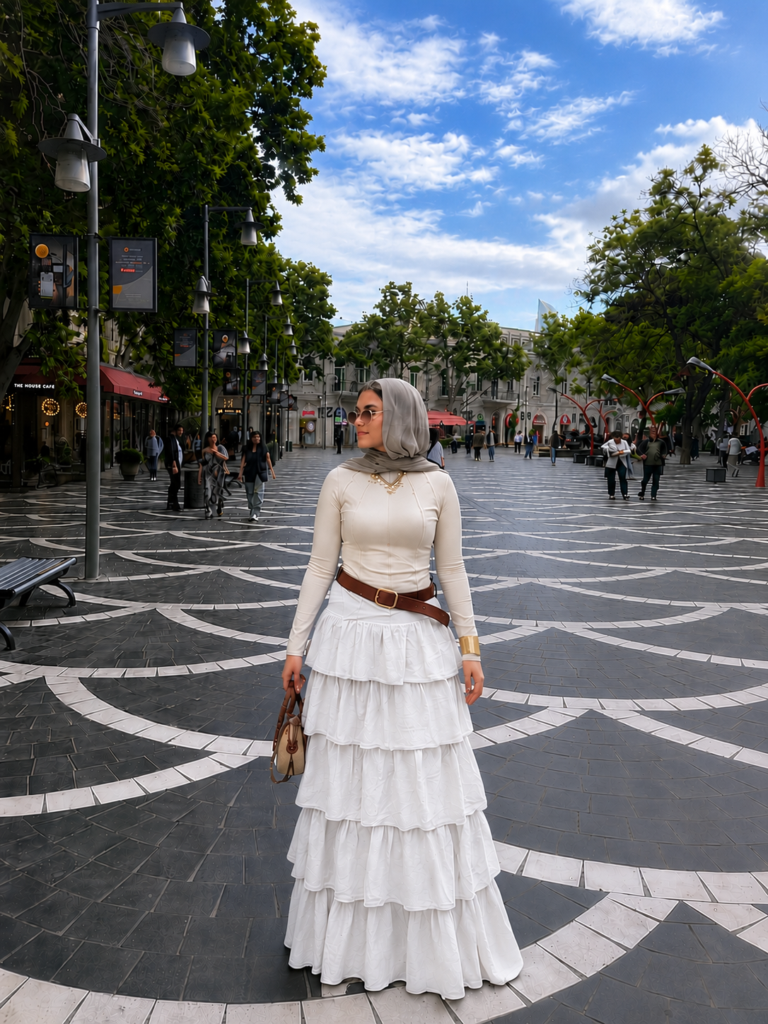 Layered Ruffle Skirt
