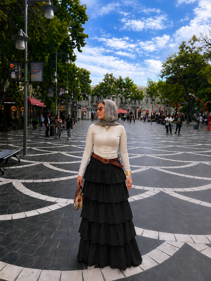 Layered Ruffle Skirt