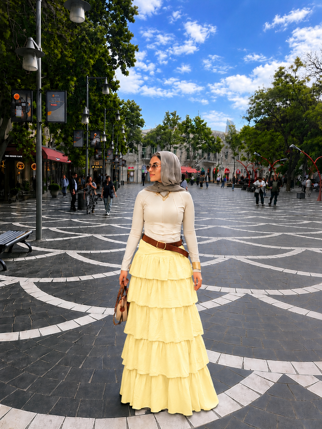 Layered Ruffle Skirt