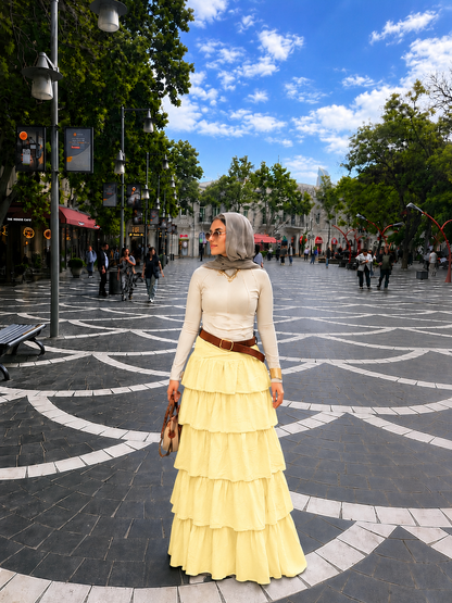 Layered Ruffle Skirt