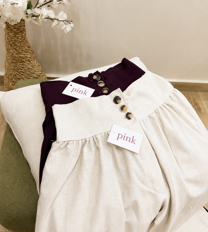 Beryl Pant - oversized pure linen pants by Vogo
