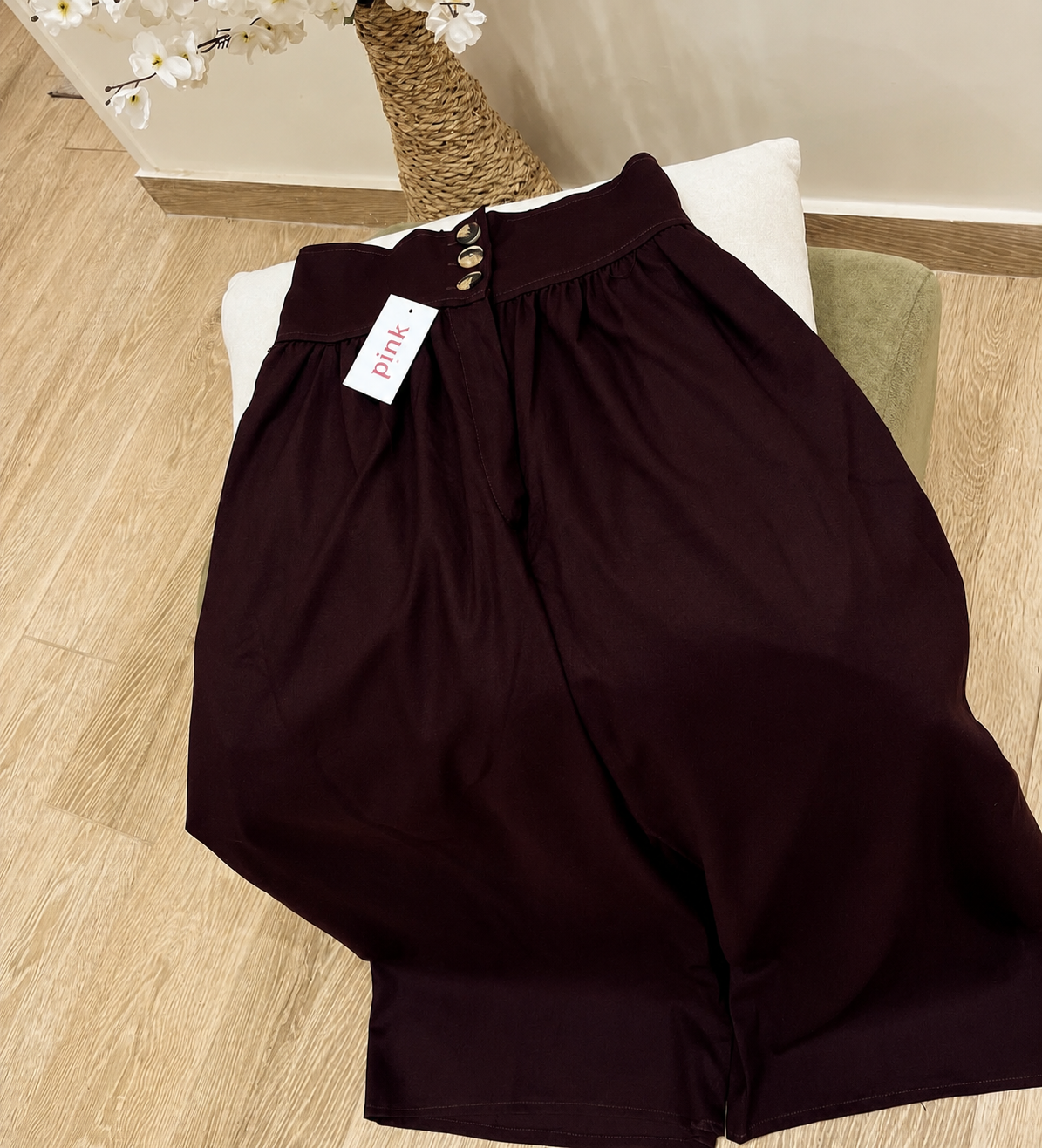Beryl Pant - oversized pure linen pants by Vogo