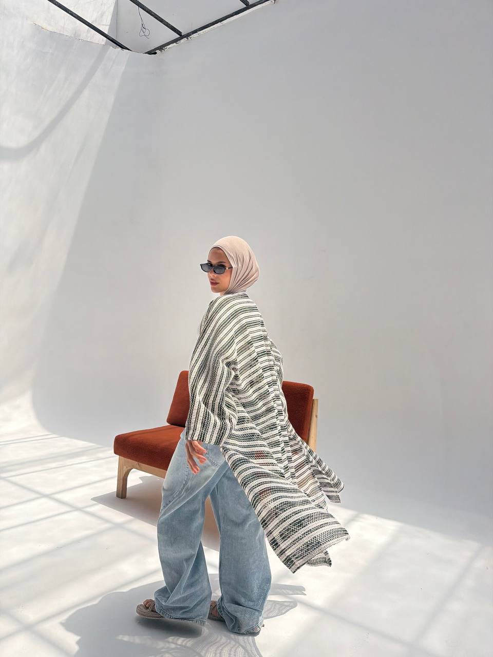 Open Front Knit Cardigan