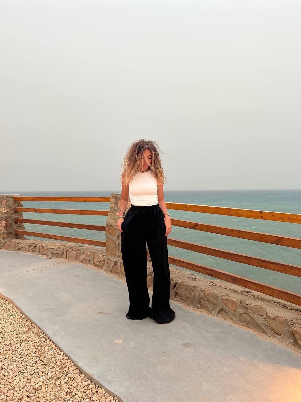 Linen Wide-Leg Pants