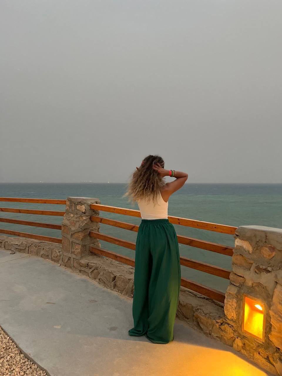 Linen Wide-Leg Pants