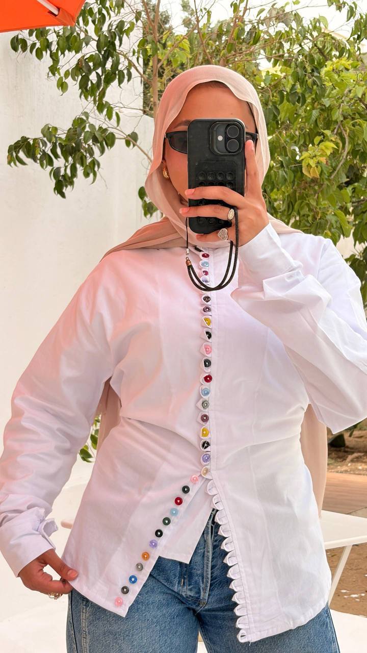 Color Pop Button Shirt