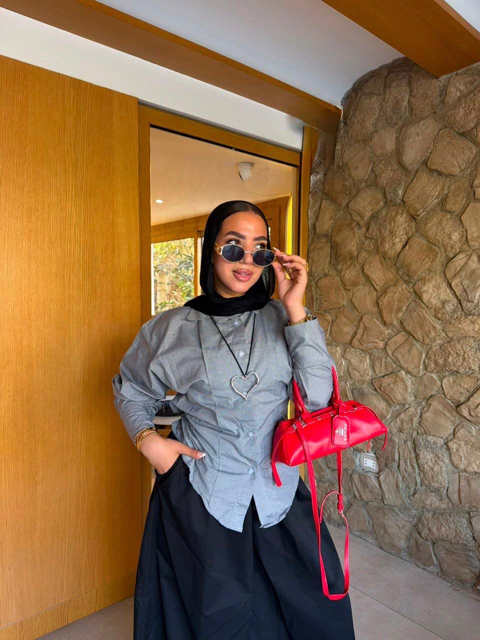 CHIC WAIST RUCHED BLOUSE