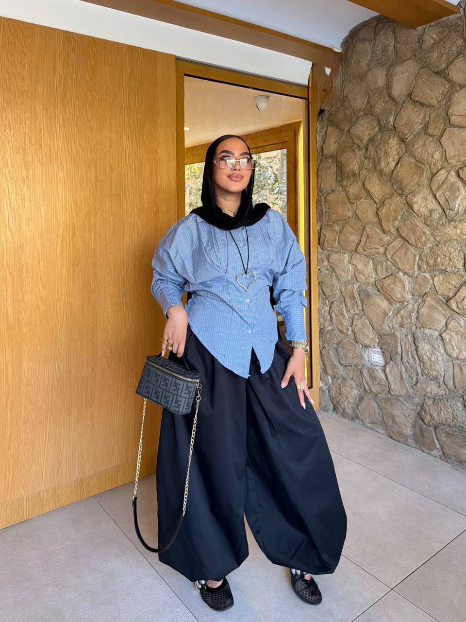 CHIC WAIST RUCHED BLOUSE