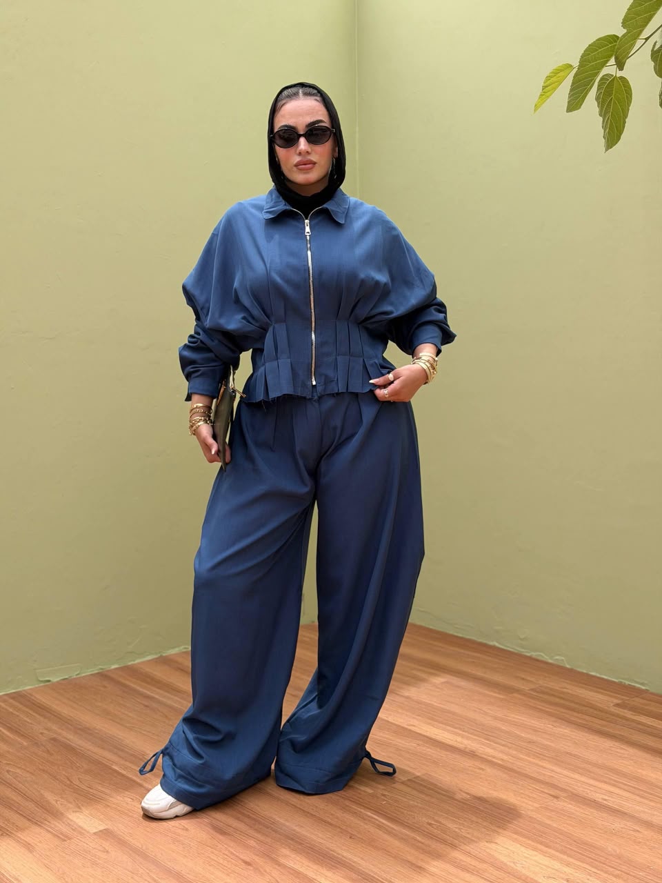 Indigo suit